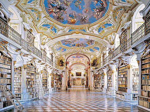 La Bibliothèque de l'Abbaye d'Admont, Autriche
