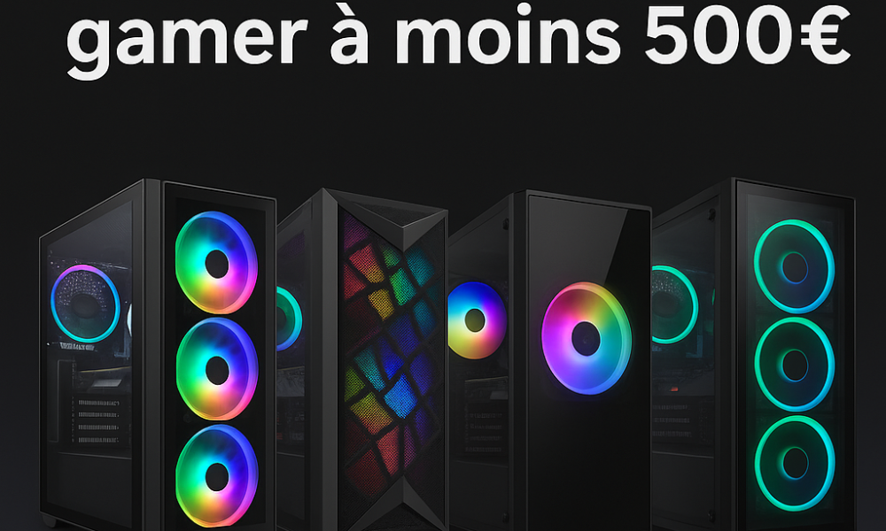 meilleurs PC gaming moins de 500 euros
