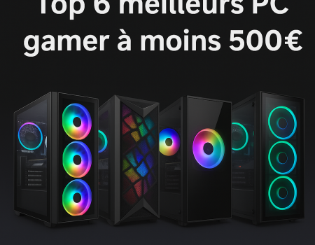 meilleurs PC gaming moins de 500 euros