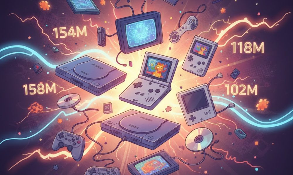 5 consoles retrogaming vendus temps