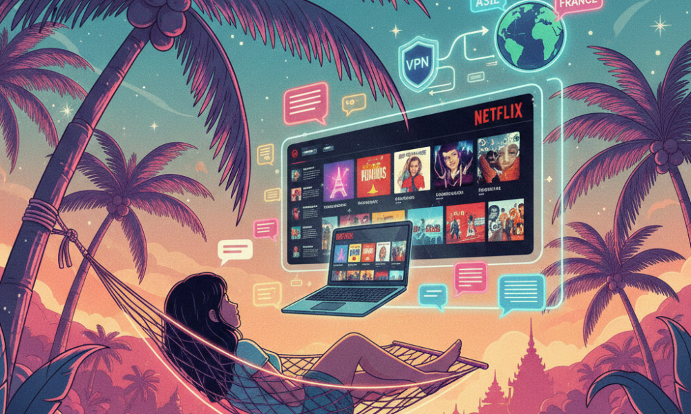 Quel VPN regarder Netflix France Asie (NordVPN)