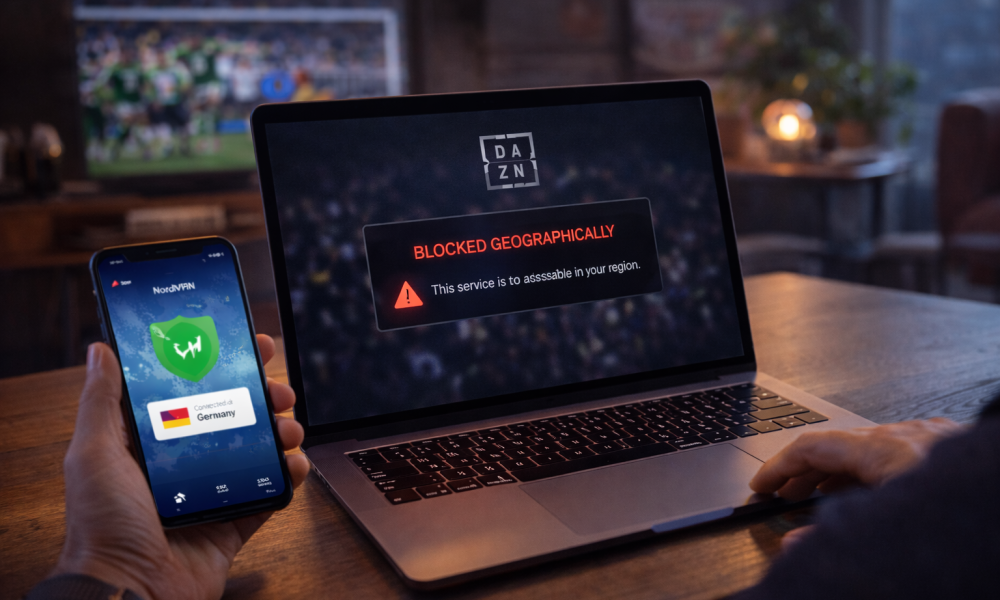DAZN bloqué comment contourner le blocage facilement