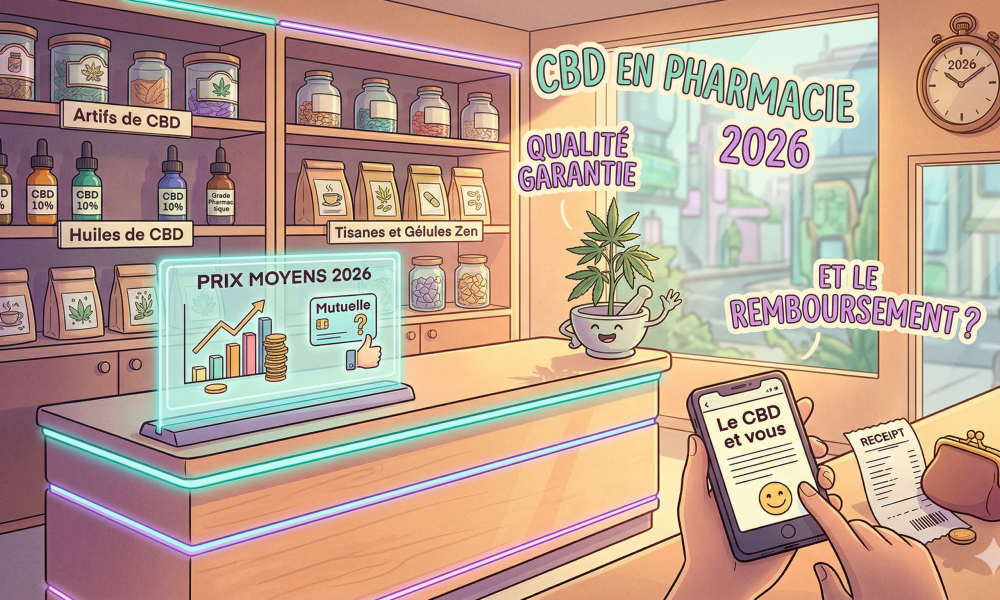 Prix CBD Pharmacie 2026